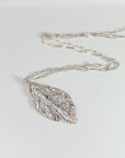 Sterling Silver Leaf Necklace