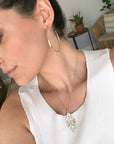Sterling Silver Leaf Necklace