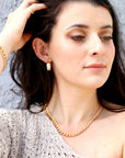 Gold Chunky Chain Necklace, 7.5mm Very Thick Gold Filled