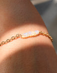 Genuine Welo Opal Bar Bracelet Gold Filled