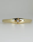 Star Diamond Ring 14k Solid Gold
