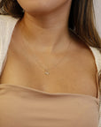 14k Solid Gold Zodiac Necklace, Custom Zodiac Necklace