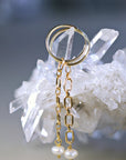 Pearl Chain Earrings
