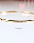 Engraving Gold Cuff Bracelet, Personalized Open Cuff Bracelet, Hammered Gold Filled Bangle Bracelet, Hidden Message Bridesmaids Gift