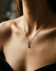 Lab Grown Heart Diamond Necklace in 14K Gold - Melt'm Jewelry