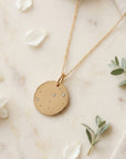 Diamond Zodiac Sign Constellation Necklace in 14k Gold - Melt'm Jewelry
