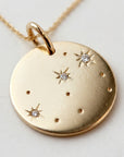 Diamond Zodiac Sign Constellation Necklace in 14k Gold - Melt'm Jewelry
