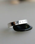 Personalized Stackable Ring, Mother's Day Gift