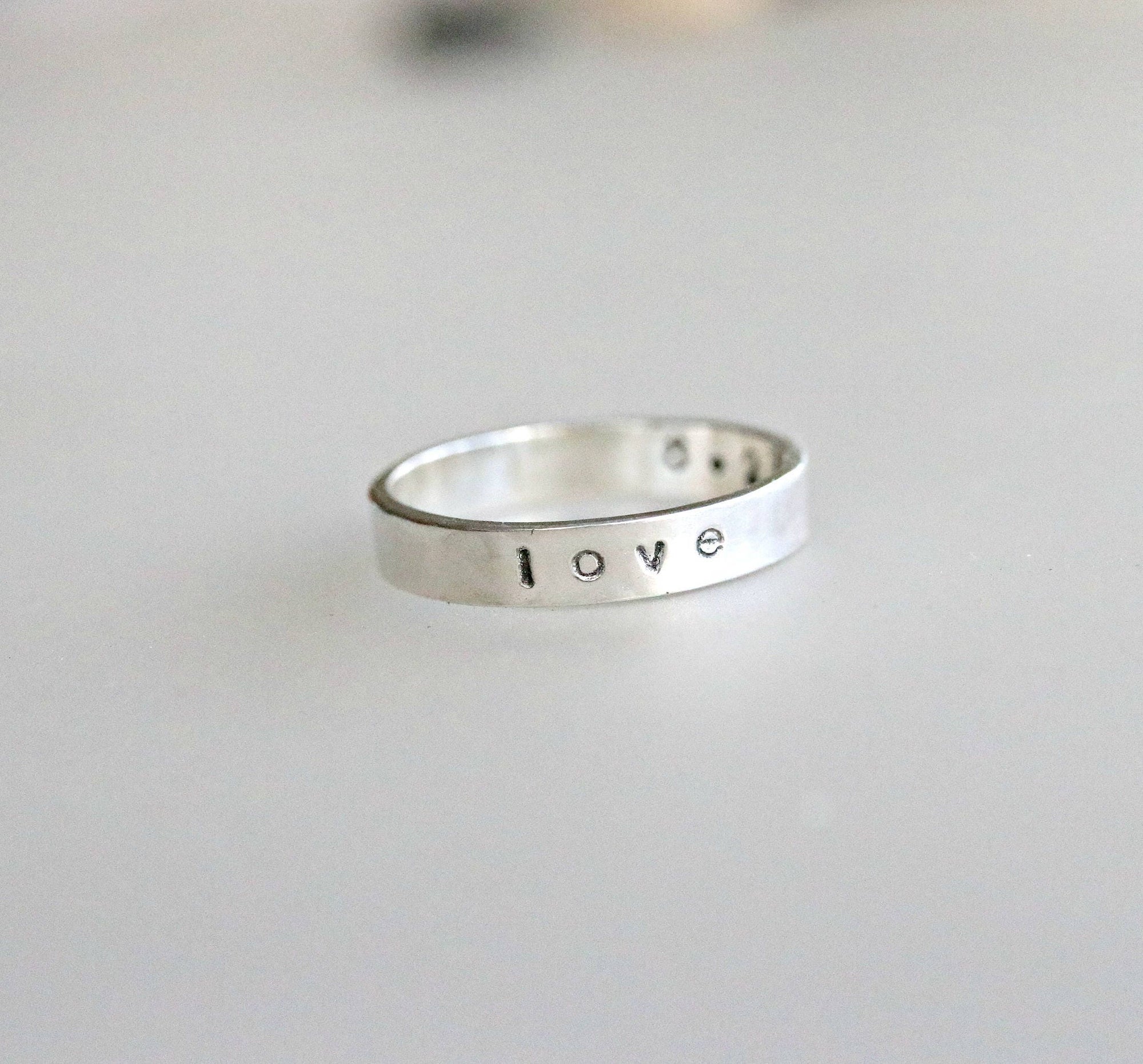 Personalized Stackable Ring, Mother&#39;s Day Gift