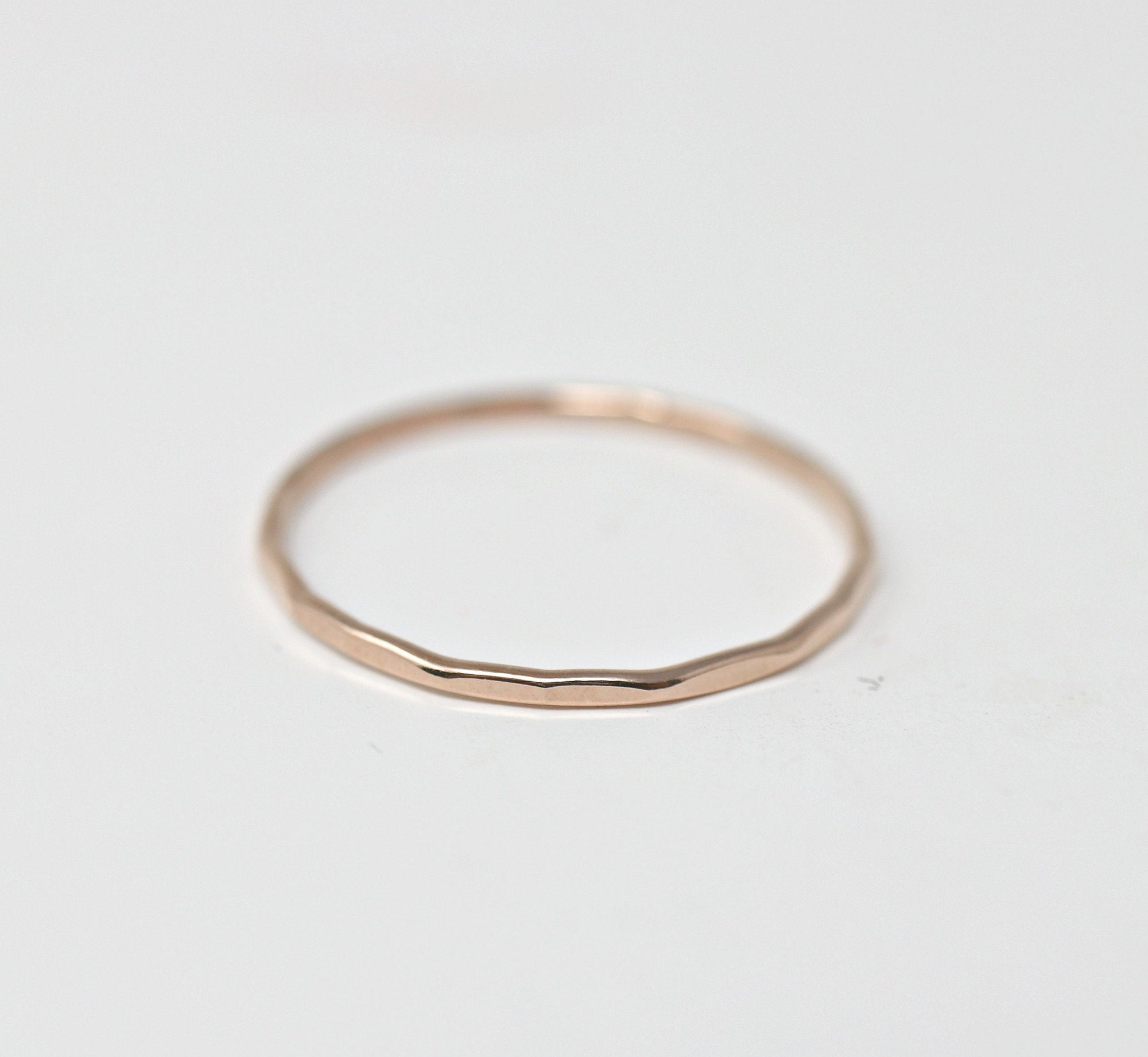Dainty Gold Stacking Ring, Minimalist Ring Gold Filled