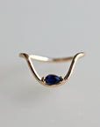 Marquise Sapphire Engagement Ring - Melt'm Jewelry