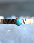 Birthstone Cuff Bracelet, London Blue Topaz Cuff