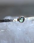 Birthstone Cuff Bracelet, London Blue Topaz Cuff