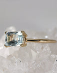 Aquamarine Engagement Ring