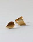 14k Gold Drop Dainty Stud Earrings