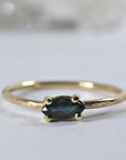 Marquise Cut Sapphire Engagement Ring, September Birthstone Ring - Melt'm Jewelry