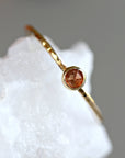 14k Gold Sunstone Ring