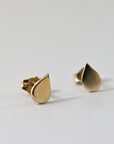 14k Gold Drop Dainty Stud Earrings