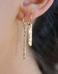 Gold Bar Earrings