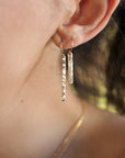 Gold Bar Earrings