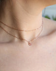 Personalized Dainty Gold Chain Choker