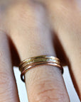 Gold Stacking Rings, Set Of 3 Rings