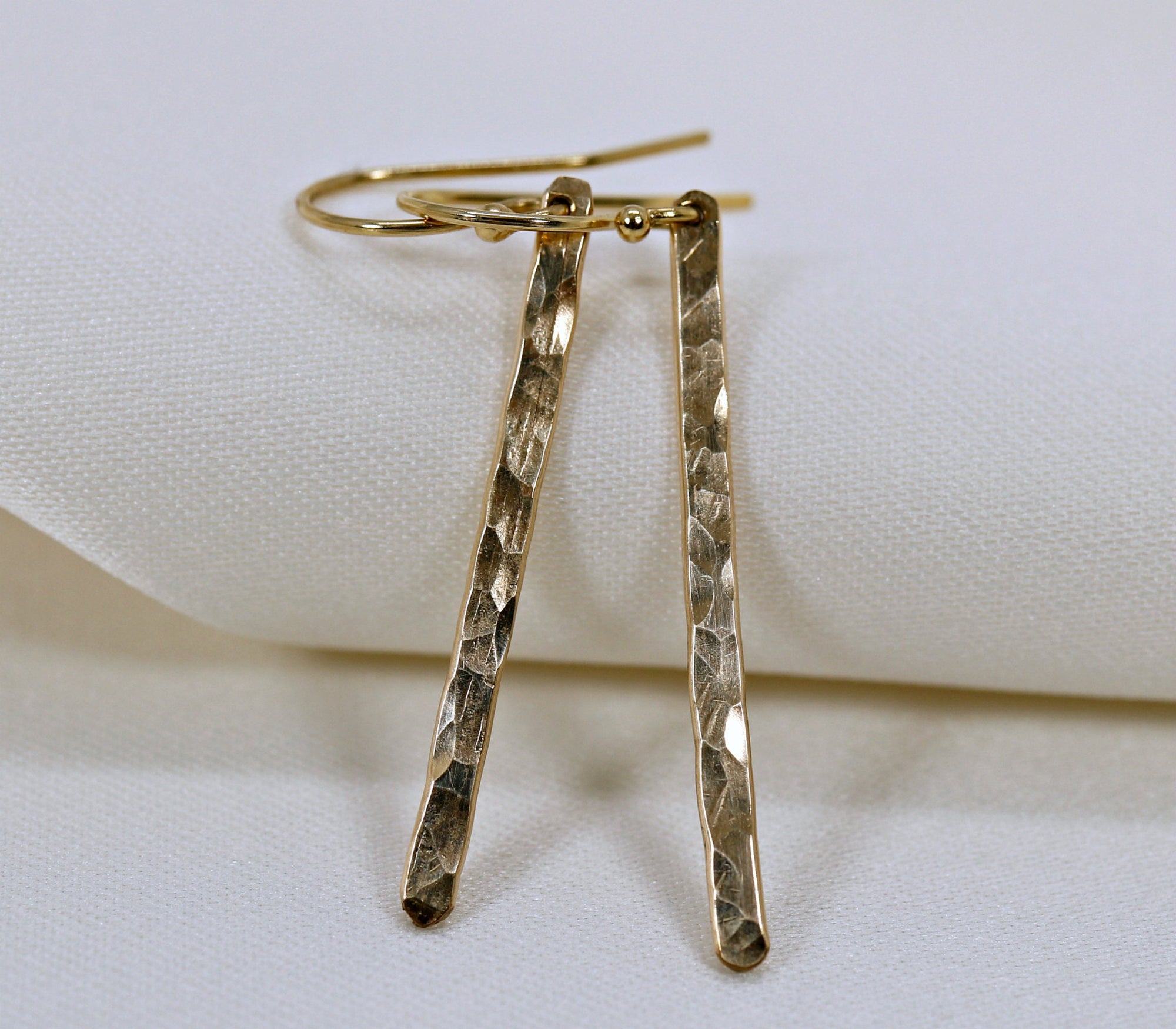 Gold Bar Earrings