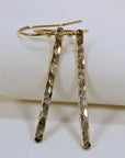 Gold Bar Earrings