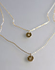 Personalized Layered Rose Gold Necklaces, Set of Two - Melt'm Jewelry