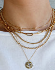 Gold Chain Necklace, Gold Layering Necklace