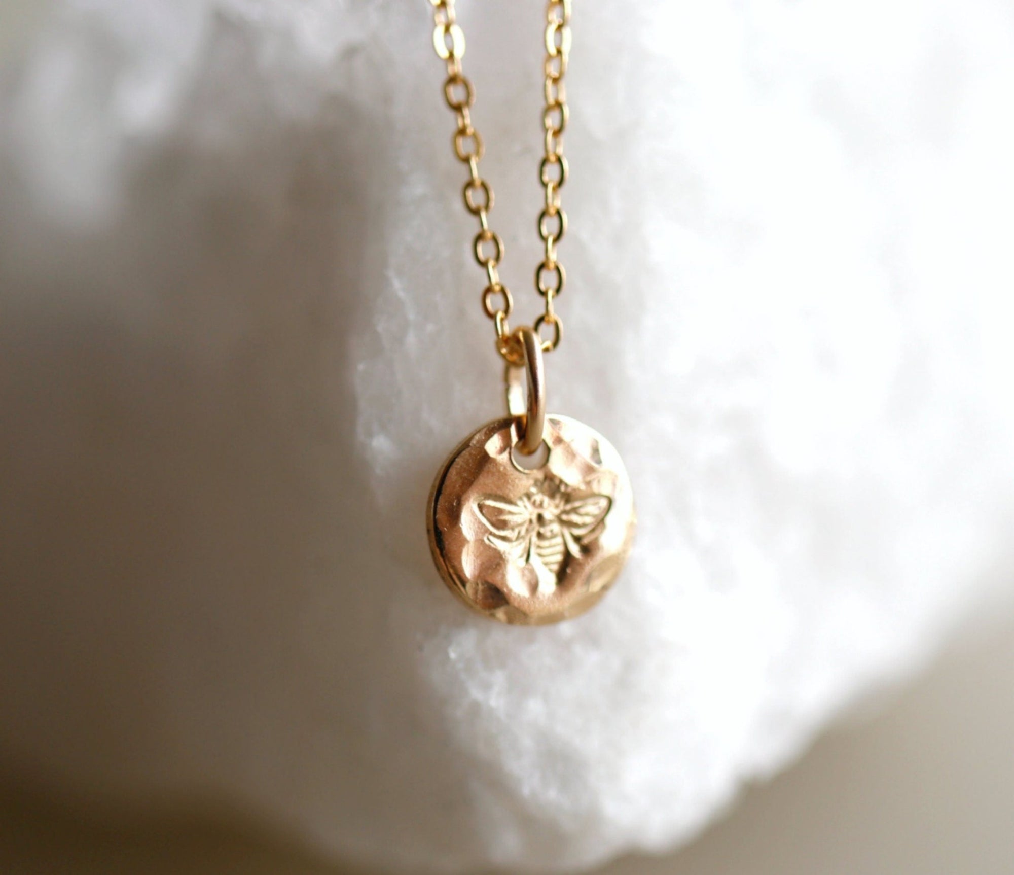 Personalized Layered Rose Gold Necklaces, Set of Two - Melt'm Jewelry