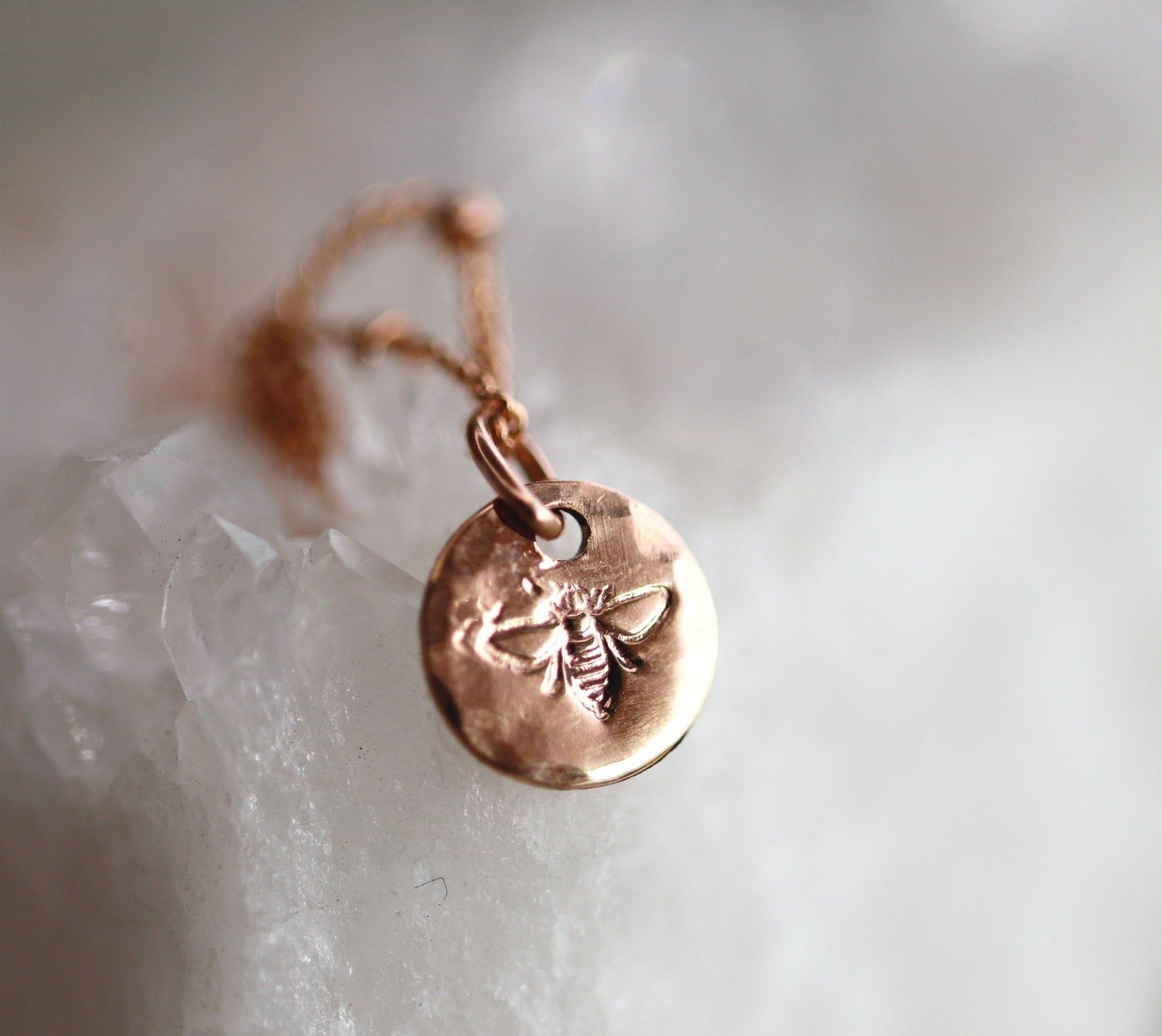 Honey Bee Necklace - Melt'm Jewelry
