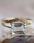 Aquamarine Engagement Ring