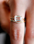 Aquamarine Engagement Ring