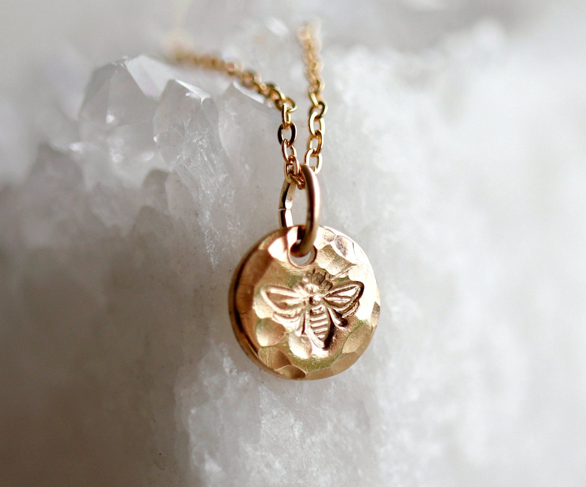 Honey Bee Necklace - Melt'm Jewelry
