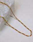 Gold Dainty Figaro Chain Choker Necklace - Melt'm Jewelry