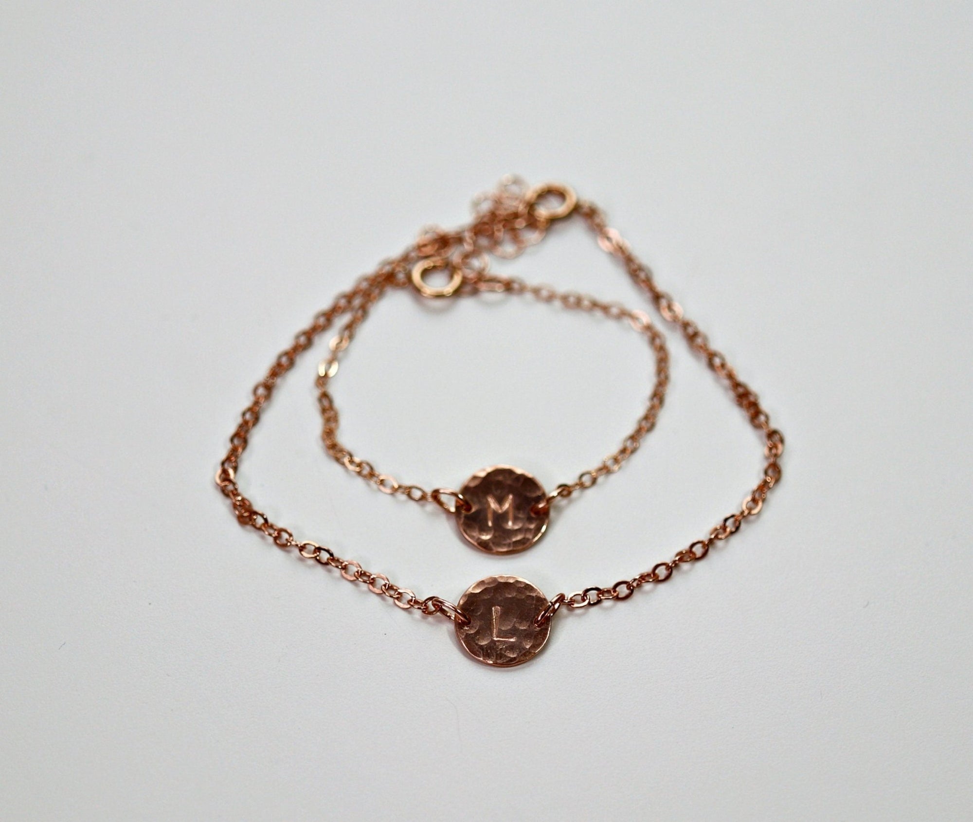 14k Gold Filled Personalized Initial Bracelet for Baby and Kids - Melt'm Jewelry