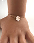 14k Gold Filled Personalized Initial Bracelet for Baby and Kids