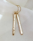 Gold Bar Earrings