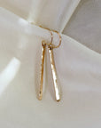 Gold Bar Earrings