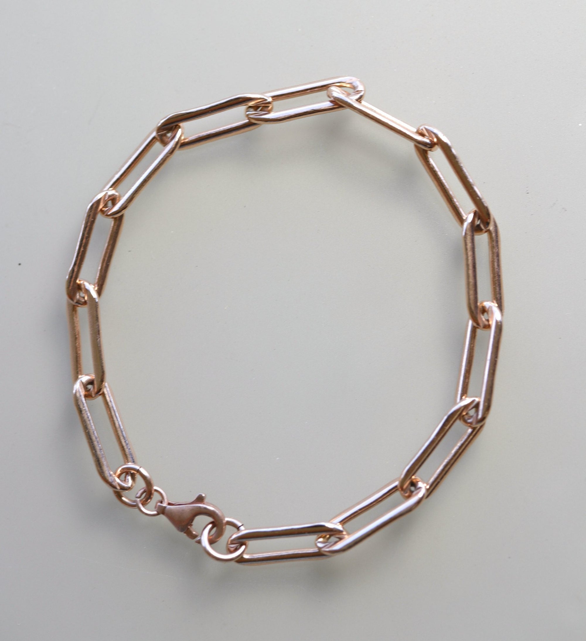 Rose Gold Filled Link Chain Bracelet