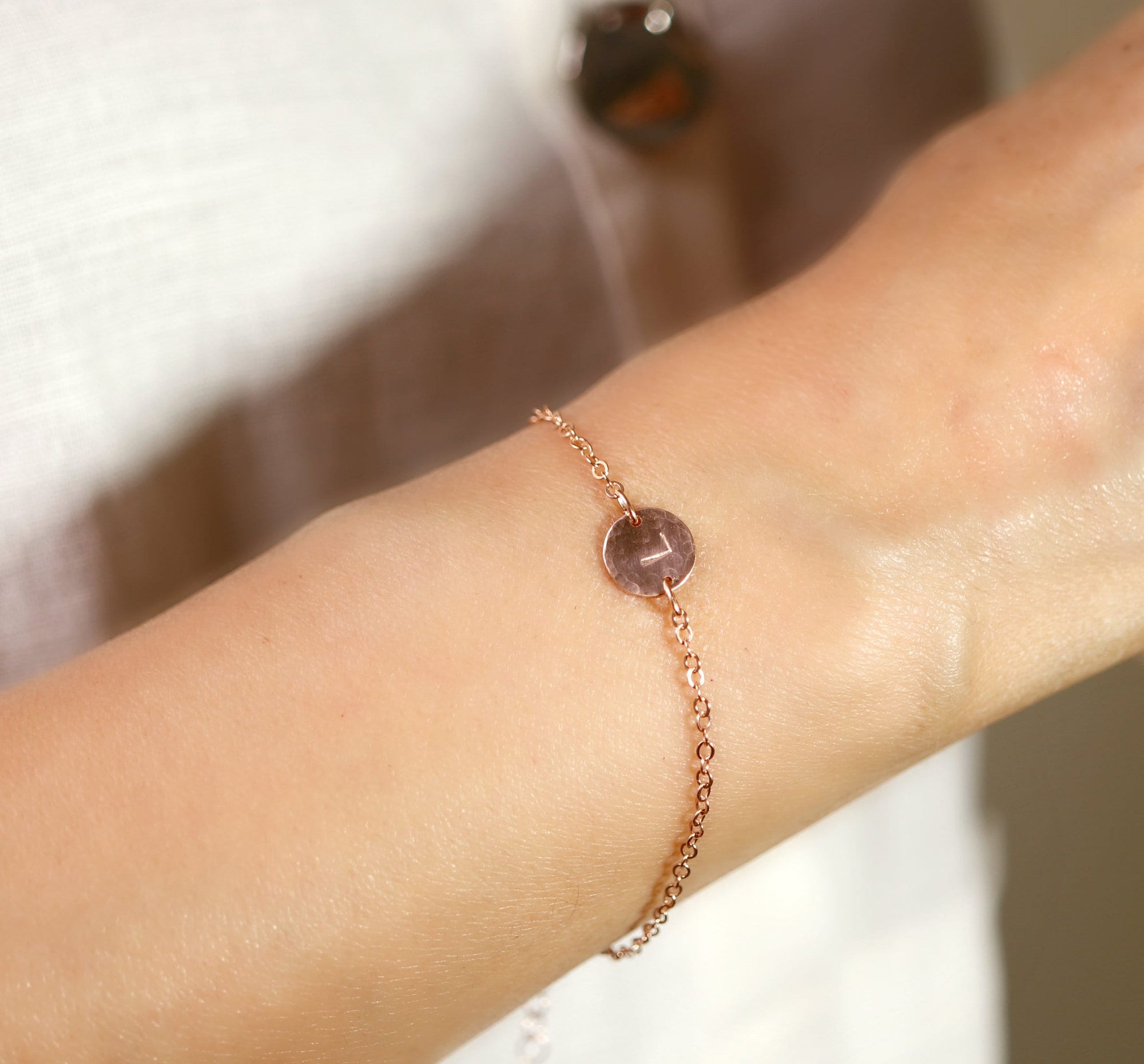 Mother Daughter Initial Bracelet Set - Melt'm Jewelry