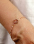 14k Gold Filled Personalized Initial Bracelet for Baby and Kids