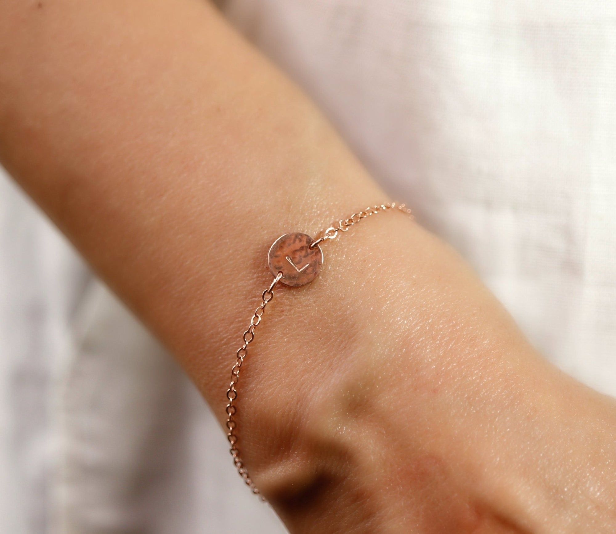 Mother Daughter Initial Bracelet Set - Melt'm Jewelry