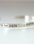 METTA Prayer Cuff Bracelet, Meaningful Jewelry - Melt'm Jewelry