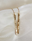 Gold Bar Earrings