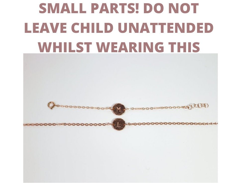 Mother Daughter Initial Bracelet Set - Melt'm Jewelry