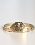 14k Gold Sun Ring