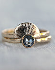 14k Gold Sun Ring