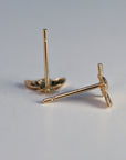 14k Gold Bee Stud Earrings